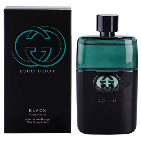 gucci guilty black pour homme after shave lotion|gucci black guilty after shave.